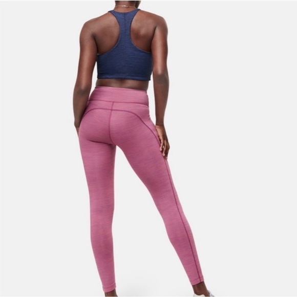 Outdoor Voices Mulberry Flex Leggings 25" Size Small - Picture 3 of 7